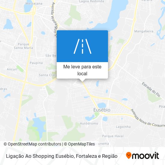 Ligação Ao Shopping Eusébio mapa