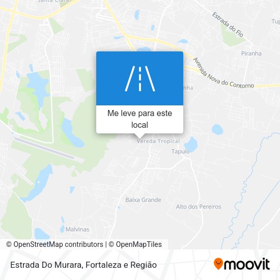 Estrada Do Murara mapa