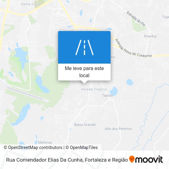 Rua Comendador Elias Da Cunha mapa