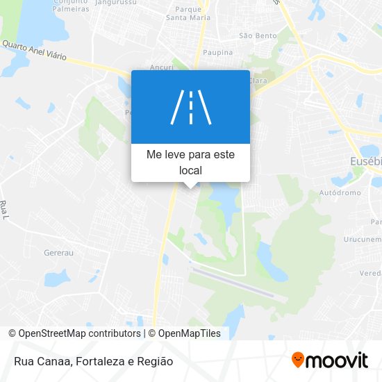 Rua Canaa mapa