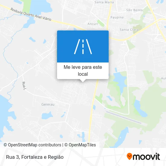 Rua 3 mapa