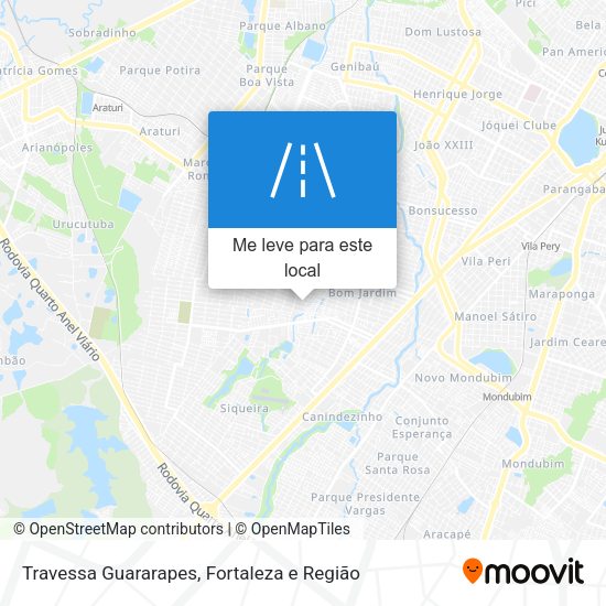 Travessa Guararapes mapa
