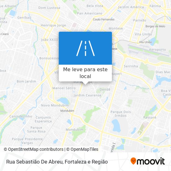 Rua Sebastião De Abreu mapa