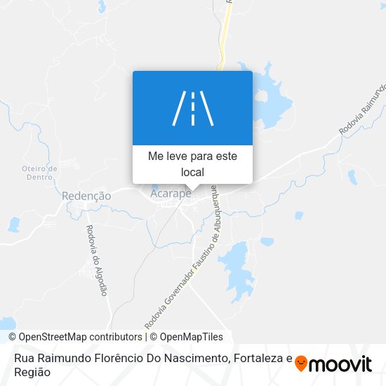 Rua Raimundo Florêncio Do Nascimento mapa