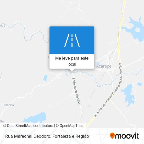 Rua Marechal Deodoro mapa