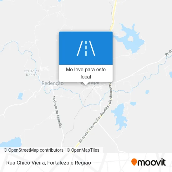 Rua Chico Vieira mapa