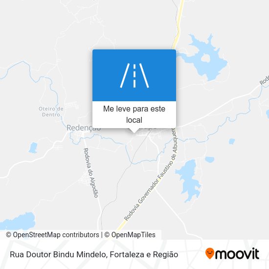 Rua Doutor Bindu Mindelo mapa