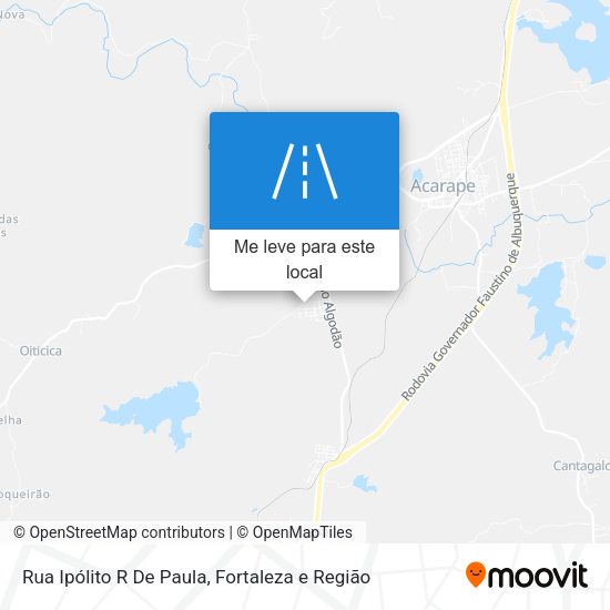Rua Ipólito R De Paula mapa
