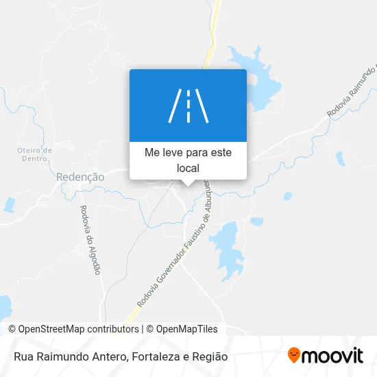 Rua Raimundo Antero mapa
