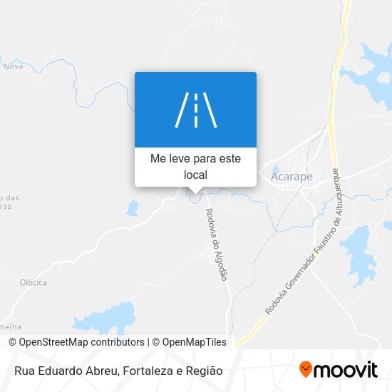 Rua Eduardo Abreu mapa