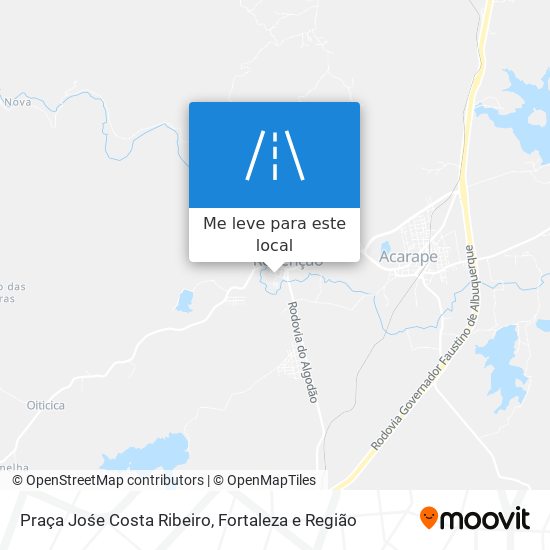 Praça Jośe Costa Ribeiro mapa