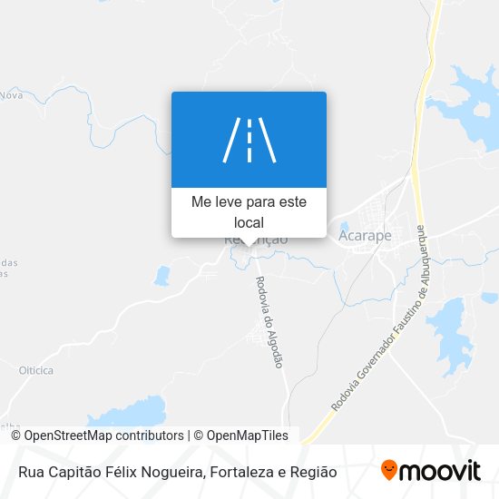 Rua Capitão Félix Nogueira mapa