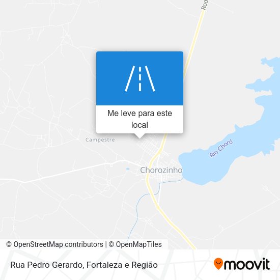 Rua Pedro Gerardo mapa