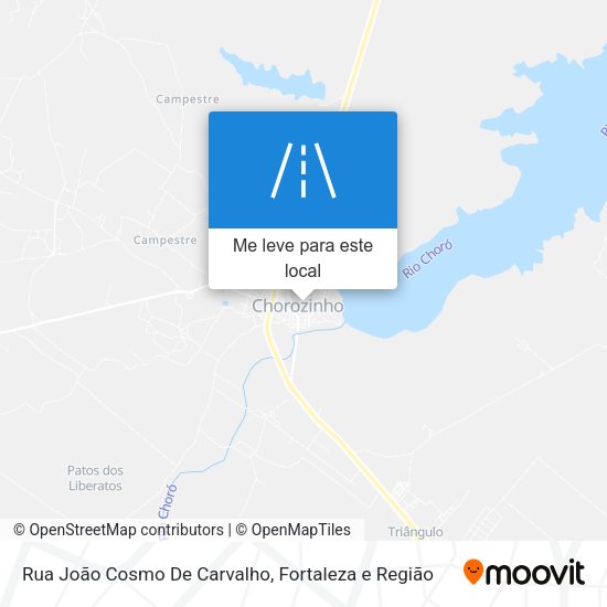 Rua João Cosmo De Carvalho mapa
