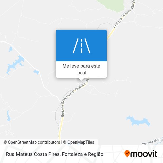 Rua Mateus Costa Pires mapa