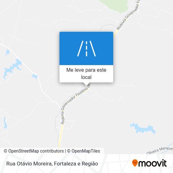 Rua Otávio Moreira mapa