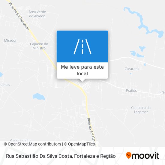 Rua Sebastião Da Silva Costa mapa