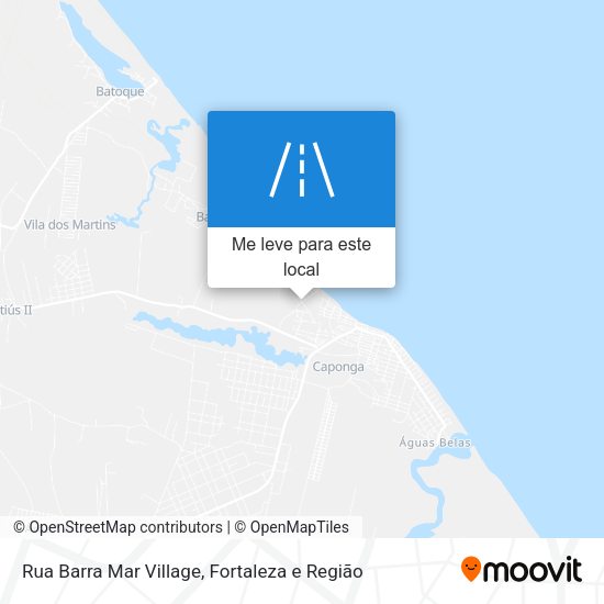 Rua Barra Mar Village mapa