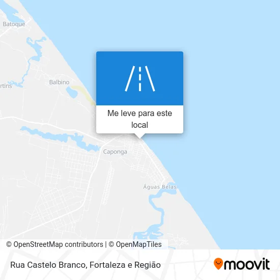 Rua Castelo Branco mapa