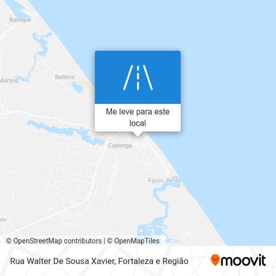 Rua Walter De Sousa Xavier mapa