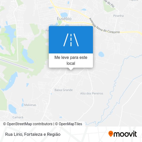 Rua Lírio mapa