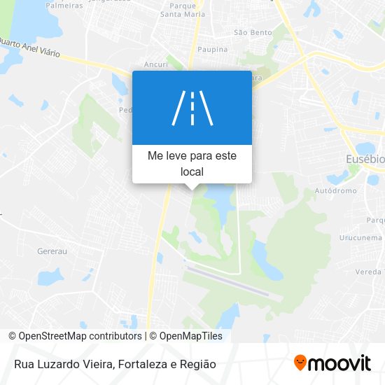 Rua Luzardo Vieira mapa