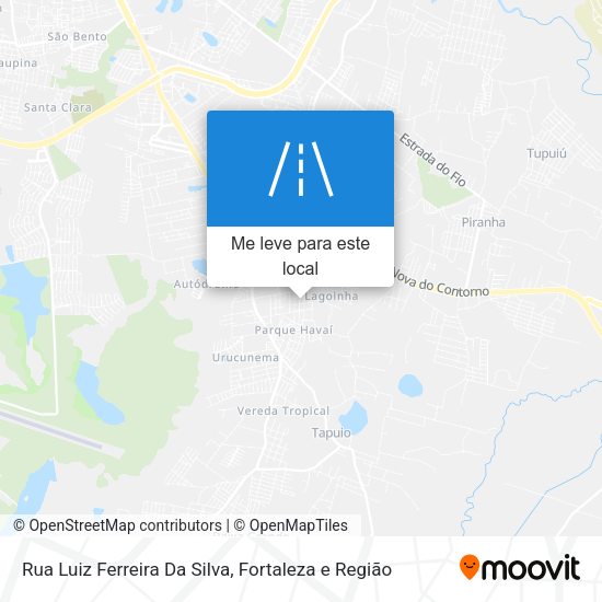 Rua Luiz Ferreira Da Silva mapa