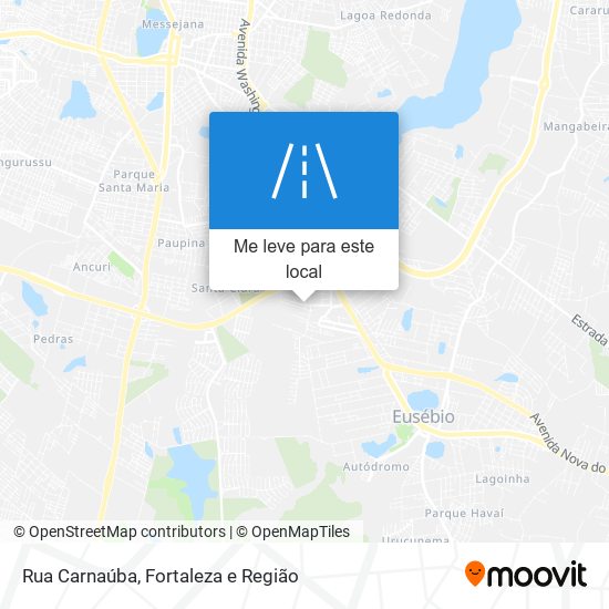 Rua Carnaúba mapa