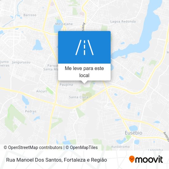 Rua Manoel Dos Santos mapa