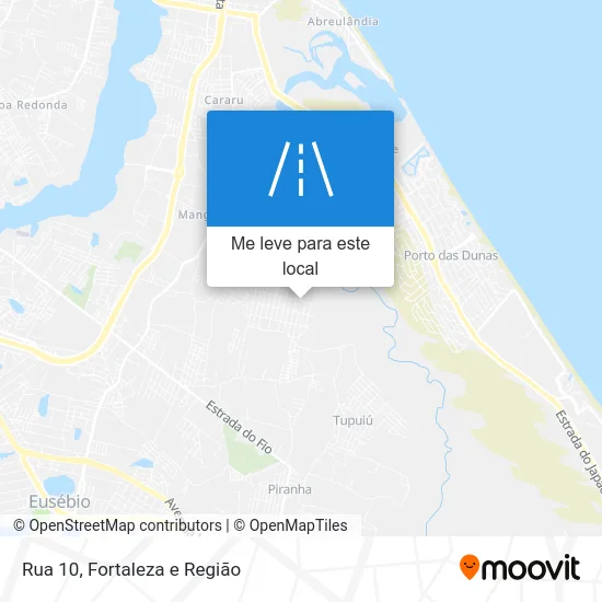 Rua 10 mapa