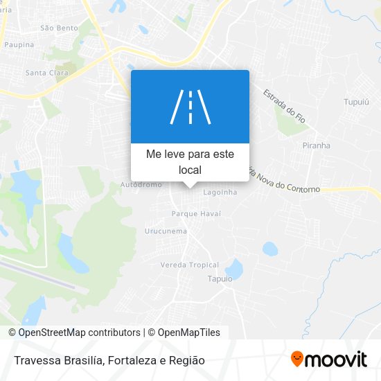 Travessa Brasilía mapa