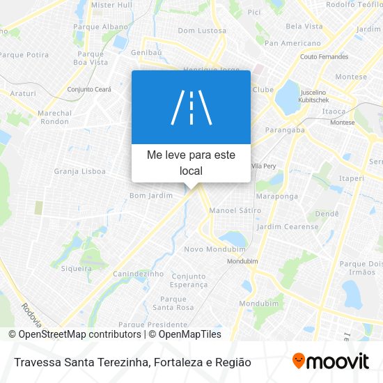 Travessa Santa Terezinha mapa