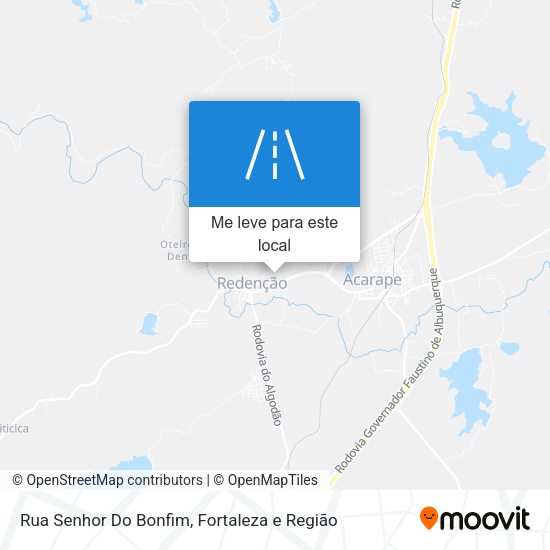 Rua Senhor Do Bonfim mapa