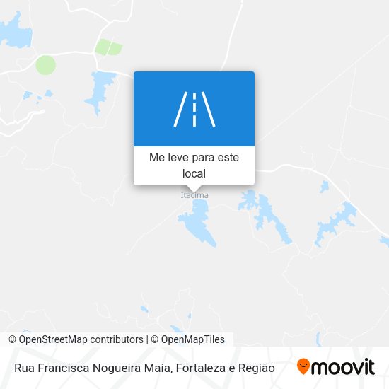 Rua Francisca Nogueira Maia mapa