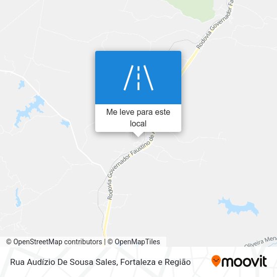 Rua Audízio De Sousa Sales mapa