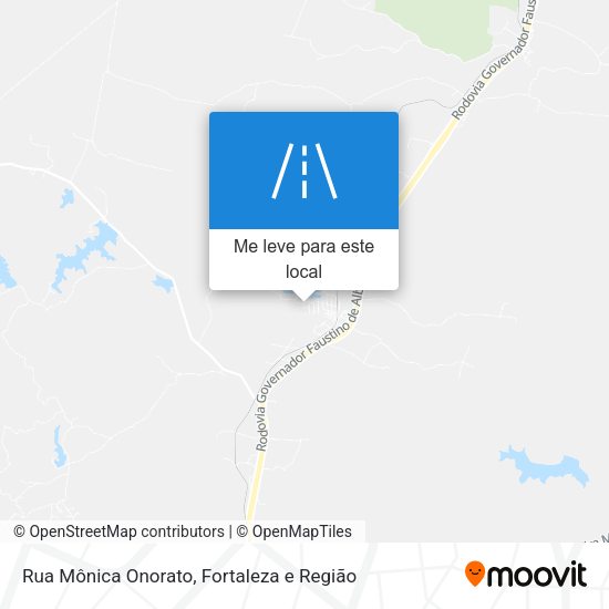 Rua Mônica Onorato mapa