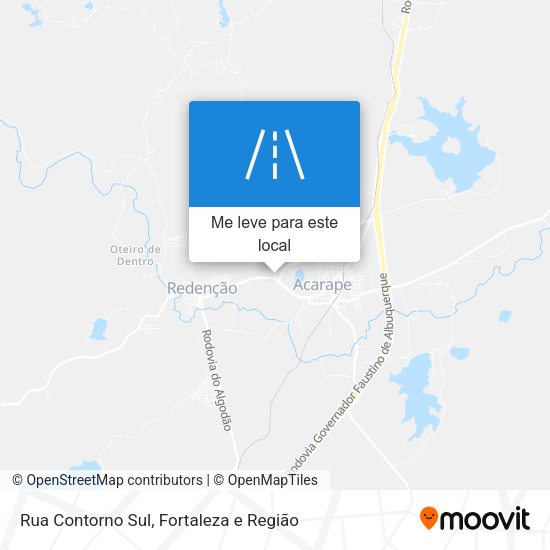 Rua Contorno Sul mapa