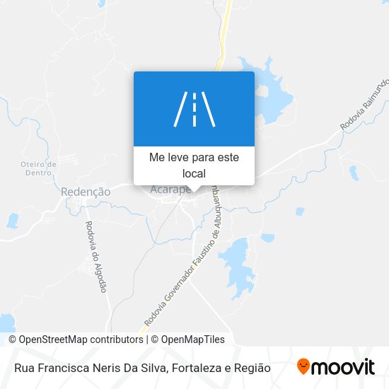 Rua Francisca Neris Da Silva mapa