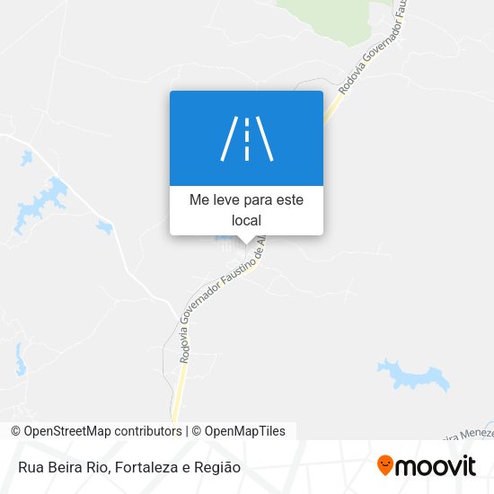 Rua Beira Rio mapa