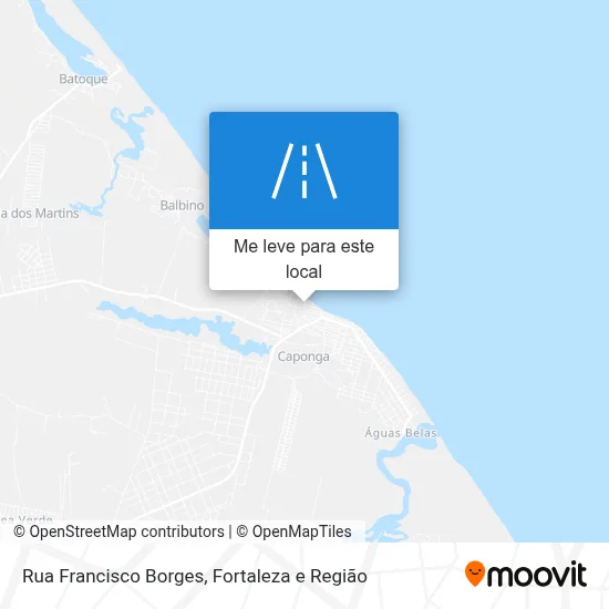 Rua Francisco Borges mapa