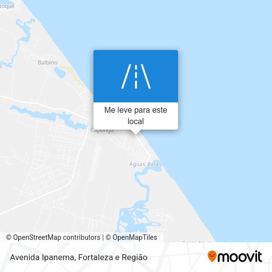 Avenida Ipanema mapa