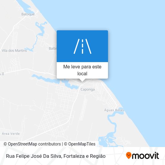 Rua Felipe José Da Silva mapa
