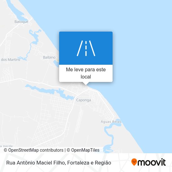 Rua Antônio Maciel Filho mapa