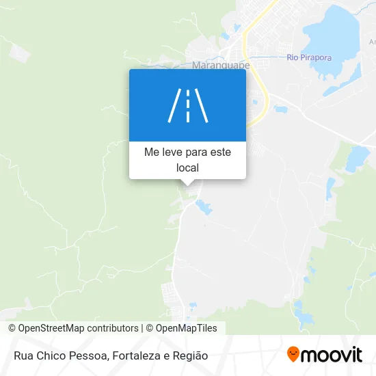 Rua Chico Pessoa mapa