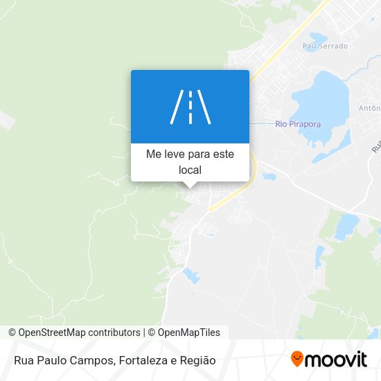 Rua Paulo Campos mapa