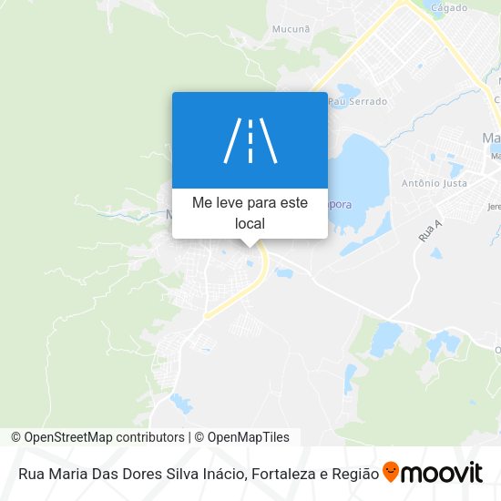 Rua Maria Das Dores Silva Inácio mapa