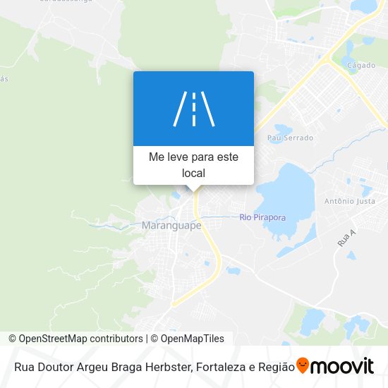 Rua Doutor Argeu Braga Herbster mapa