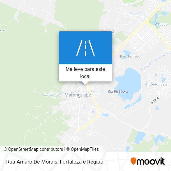 Rua Amaro De Morais mapa