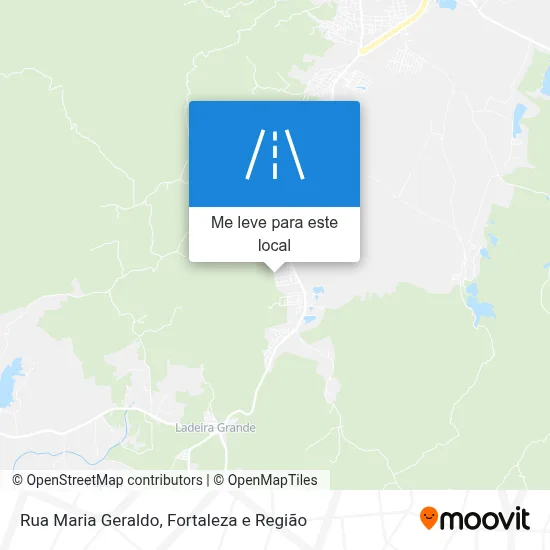 Rua Maria Geraldo mapa