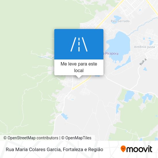 Rua Maria Colares Garcia mapa